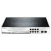 Smart Switch 8 ports Gigabit 10/100/1000 Mbps PoE + 2 ports combo T/SFP