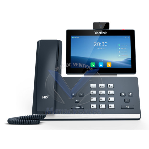 Téléphone SIP-T58W avec caméra série T5 16 Comptes SIP Écran Tactile Capacitif Réglable de 7 pouces 1301112