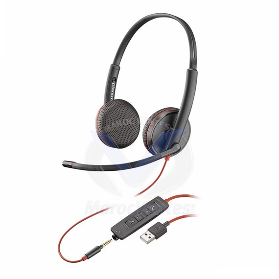 Micro-Casque BLACKWIRE,C3225 USB-A Filaire 209747-201