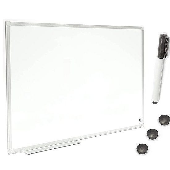 TABLEAU MAGNÉTIQUE BLANC 150X100 CADRE ALUMINIUM 2X3 2X3 TSH1510 HM5 LTO