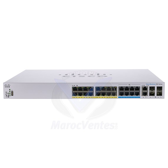 Switch Managed 8-Port 5GE 16-Port GE PoE+ 375W 4x10G SFP+ 350-24NGP-4X-EU