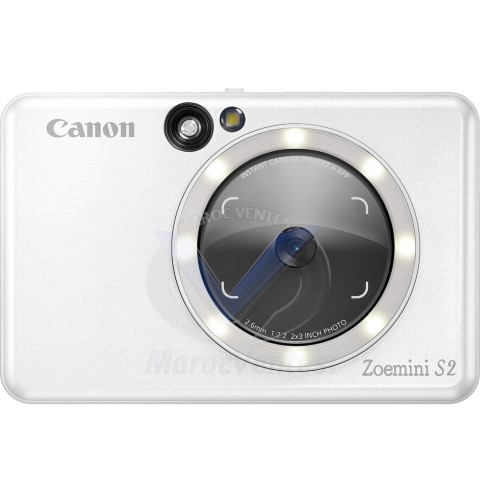 Appareil Photo Couleur Instantané ZOEMINI S2 ZV223 Blanc Perle 4519C007AA