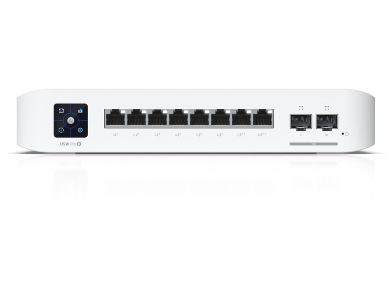 Switch Gigabit UniFi Professionnel 8 PoE Layer3 Géré Montage en Rack 1U  2SFP+