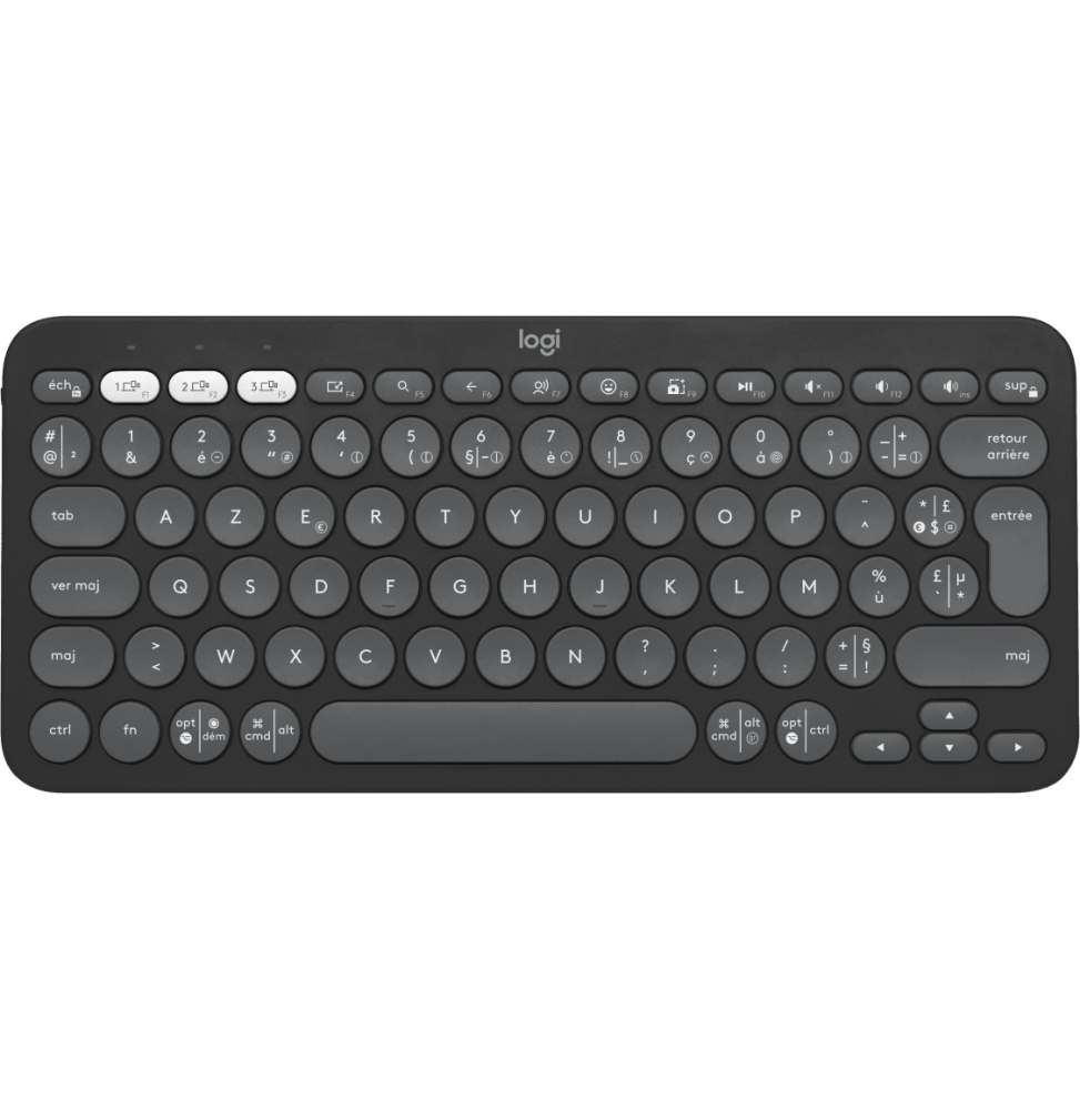 Clavier sans Fil Pebble Keys 2 K380s GRAPHITE TONAL