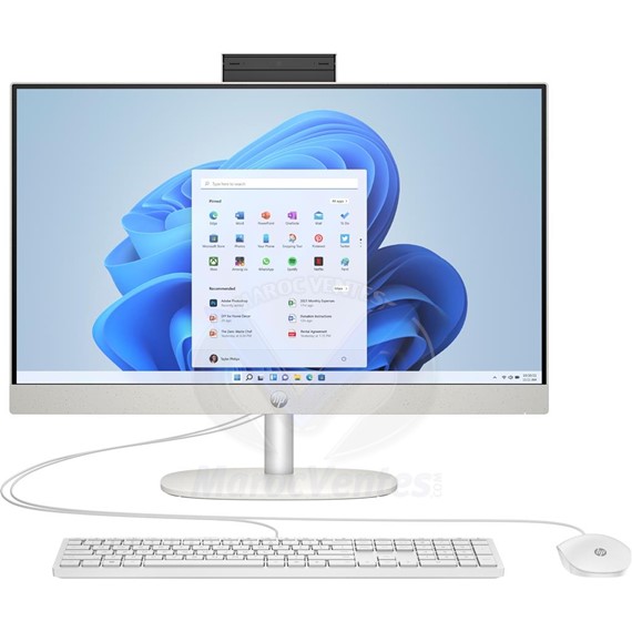 PC Bureau AIO 24-cr0016nk Intel Core i5 i5-1235U 60,5 cm (23,8") Blanc A0DG5EA