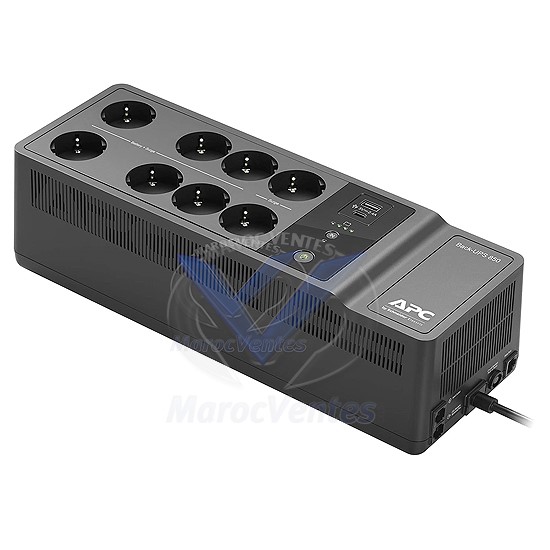 Onduleur CA 220/230 V 520 Watt 850 VA USB connecteurs de sortie 8 BE850G2-FR