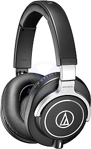 Audio-Technica ATH-M70X Casque de studio dynamique professionnel fermé, noir ATH-M70X