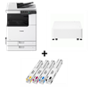 Canon Laser IR C3226i MFP + TONER C-EXV54 BK (15500 p), Y/C/M (8500 p) + Plain Pedestal Type-S3