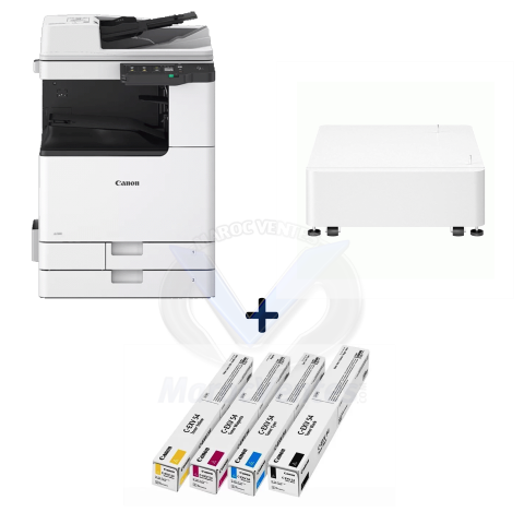 Canon Laser IR C3226i MFP + TONER C-EXV54 BK (15500 p), Y/C/M (8500 p) + Plain Pedestal Type-S3 DS5764