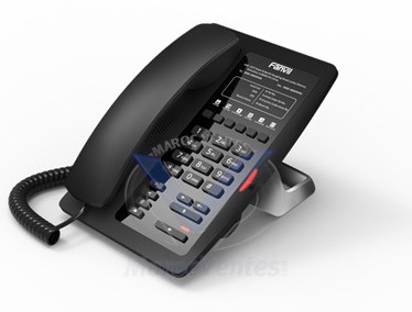 Telephone IP pour Hotel a 2 Lignes de SIP PoE Fanvil H3