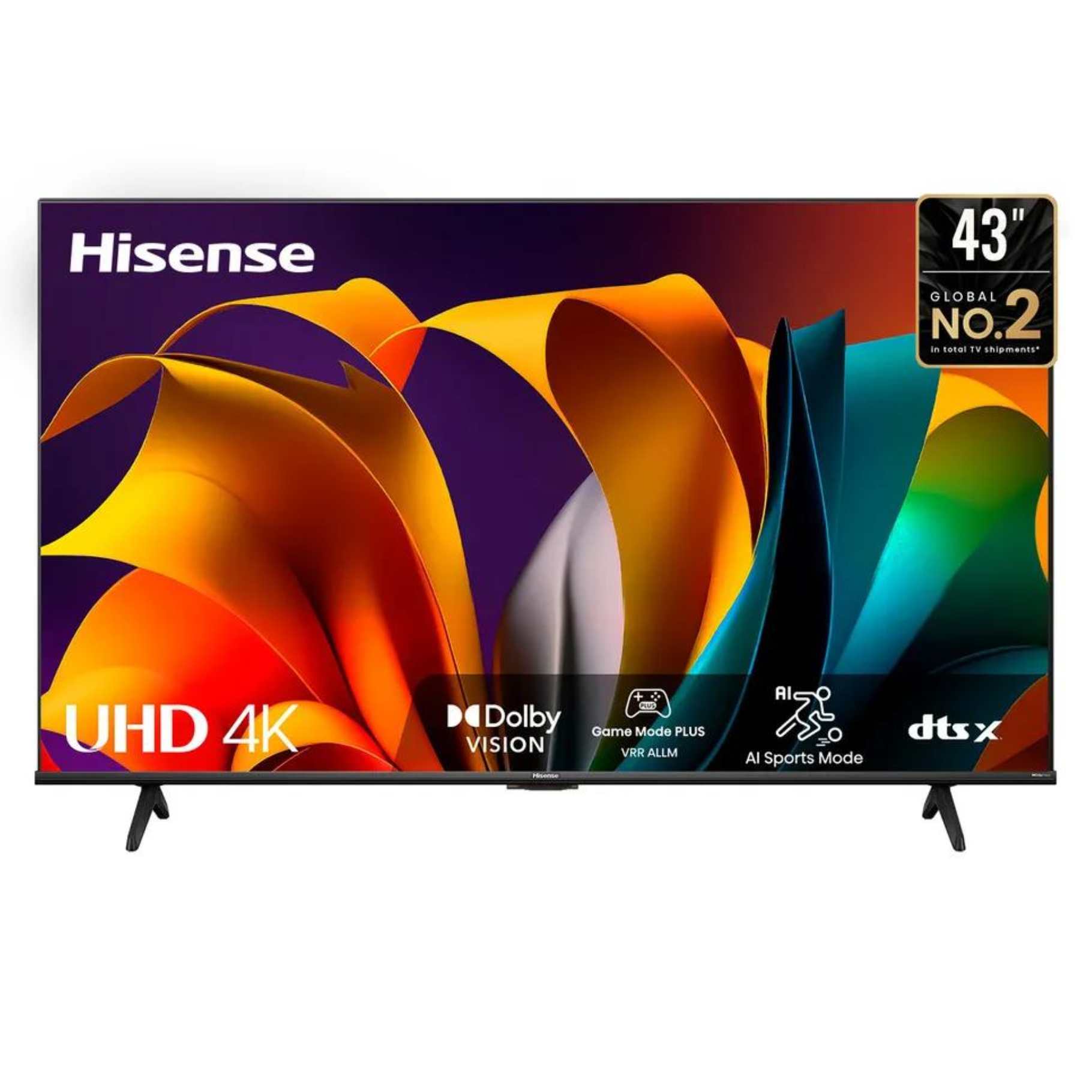 Smart TV UHD 4K 43'' 24 Mois HIS43A6N
