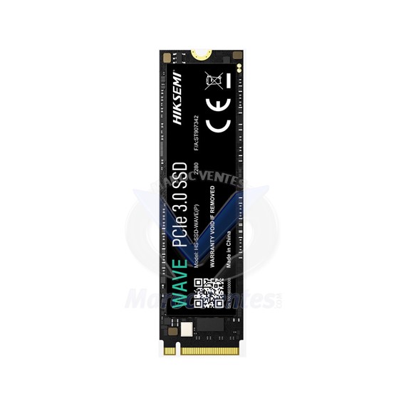 DISQUE DUR SSD 256Go M.2 PCIe NVMe Gen 3 HS-SSD-WAVE-P-256G