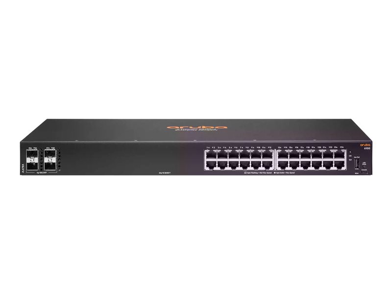 Aruba 6100 24G 4SFP+ Switch Géré L3 Montable sur Rack