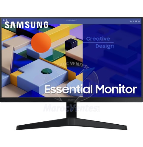 Écran 24" Samsung Essential Monitor S3 S31C  D-Sub, HDMI LS24C310EAMXZN