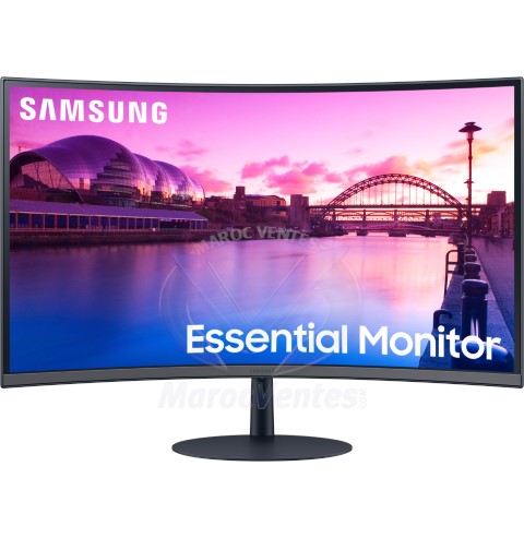 Moniteur Gamme S 27" CUrved serie 3 1920*1080 75 Hz Tps 4ms 2 HDMI Display Port headphone LS27C390EAUXEN