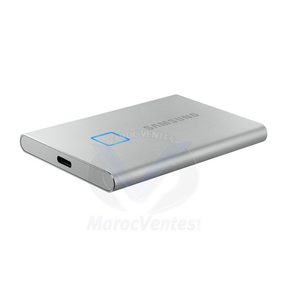 DISQUE EXTERNE SAMSUNG PORTABLE SSD T7 2TB SILVER MU-PC2T0T/WW