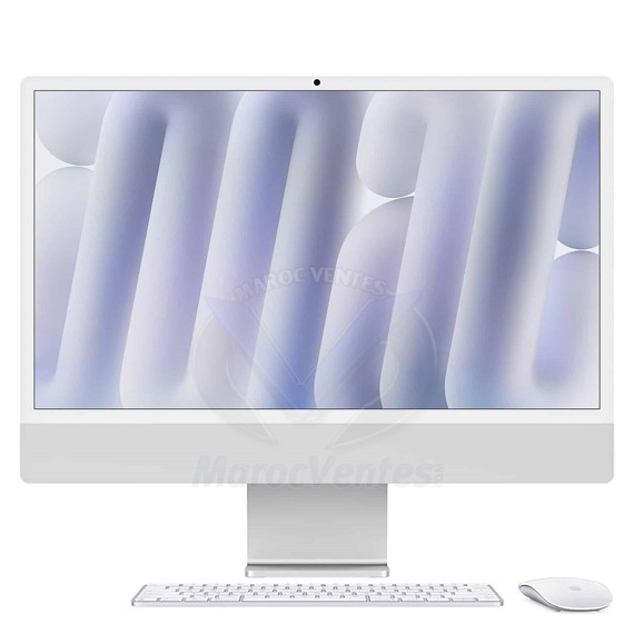 IMAC 24 POUCES AVEC ÉCRAN RETINA 4,5K (2024)  M4 16 Go 256 Go  SILVER MWUU3FN/A