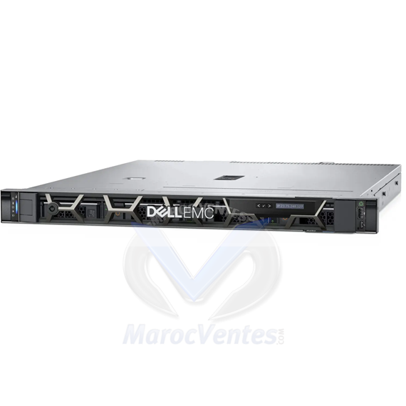 Serveur Rack PE R250/Chassis 4x3.5"HP/Xeon E-2314/16GB/2*2TB 7.2HP/ 5720 DP/PERC H355/iDR Bas 15G/450W PER2505A