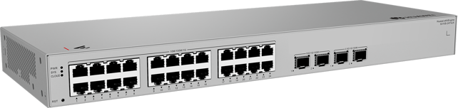 Switch eKitEngine  S310S-24T4JX (24*1000BASE-T 2*10GE SFP+ 2*2.5GE SFP AC power Fanless) Géré (Layer 2+) 98012508