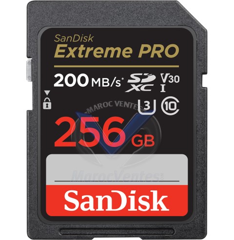 CARTE SDHC™ ET SDXC™ UHS-I SANDISK EXTREME PRO - 256GO SDSDXXD-256G-GN4IN