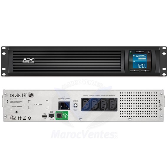 Onduleur Line-interactive Smart-UPS SMC SMC1500I-2UC - 900 W / 1500 VA - 4 prises C13 SMC1500I-2UC