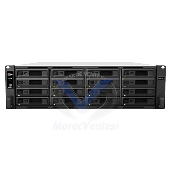 Serveur NAS RackStation 16 Bay Xeon D-1541 8cores 16GB 4x1GbE 2x10GbE RS4021XS+