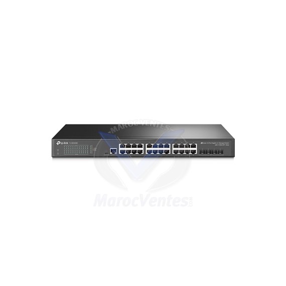 SWITCH ADMINISTRABLE JetStream L2+ 24 Ports Gigabit avec 4 SFP+ 10GEGéré L2+/L3 T-SG3428X