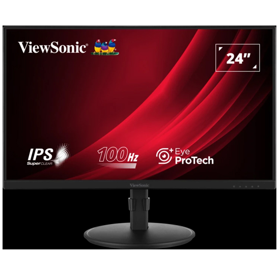 Moniteur Ergo 24” 100Hz IPS FHD HUB USB HDMI Display Port et VGA VG2408