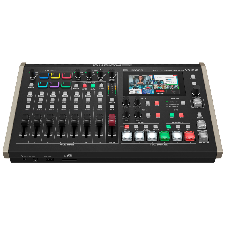 Mélangeur AV de Streaming Direct Roland VR-6HD