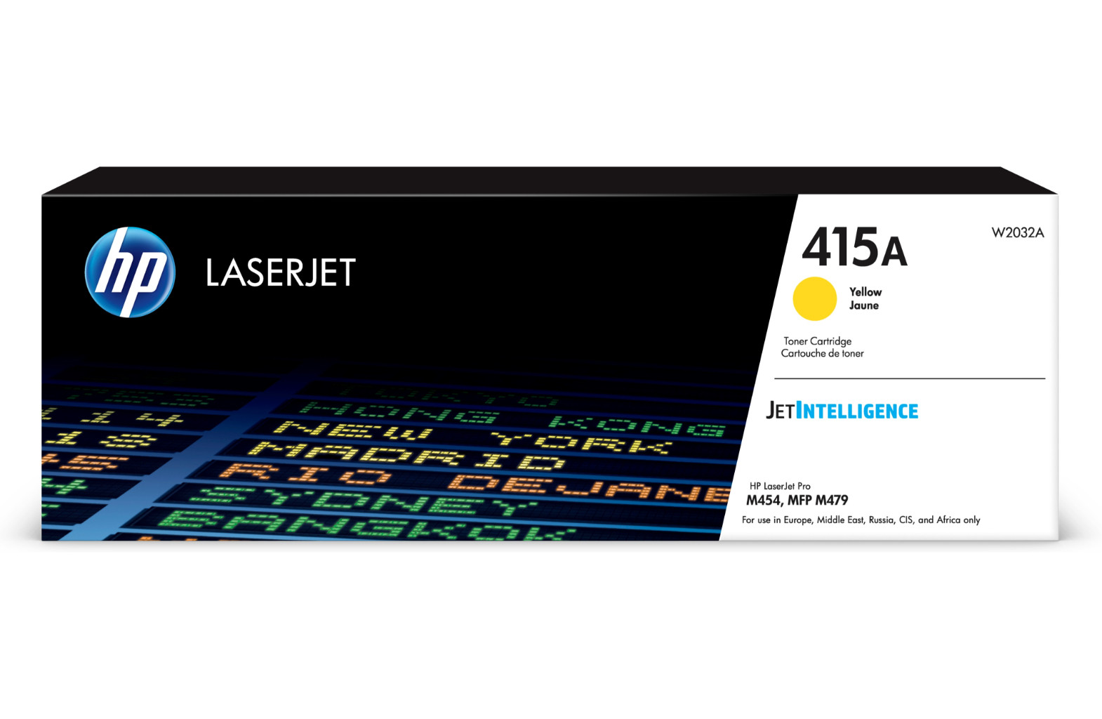 415A Yellow Original LaserJet Toner Cartridge 2100 Pages W2032A