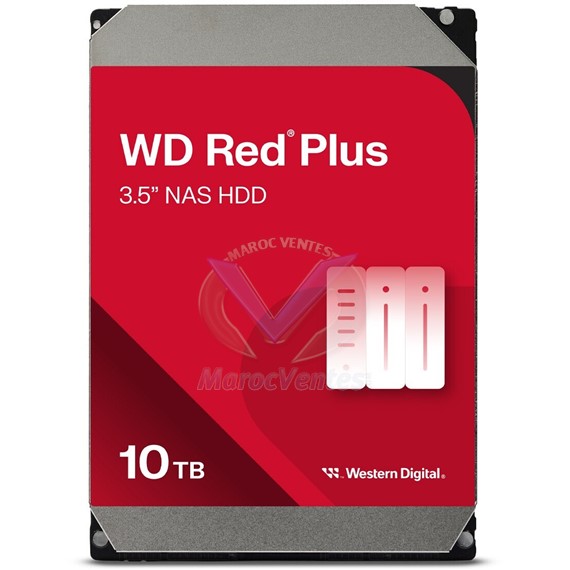 DISQUE DUR WD 10 TB NAS DRIVES RED PRO SATA 6GB/S (SATA III) WD100EFGX