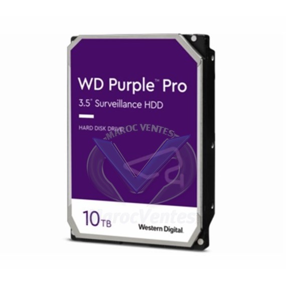 Purple Disque Dur Interne 3.5″ 10 To 128 Mo Serial ATA 6Gb/s 7200 RPM WD101PURP