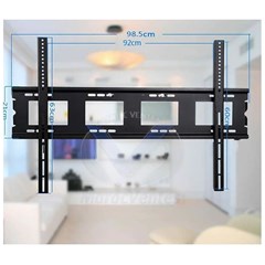 Support Mural Fixe pour Téléviseur de 60'' à 120'' 200 kg Max