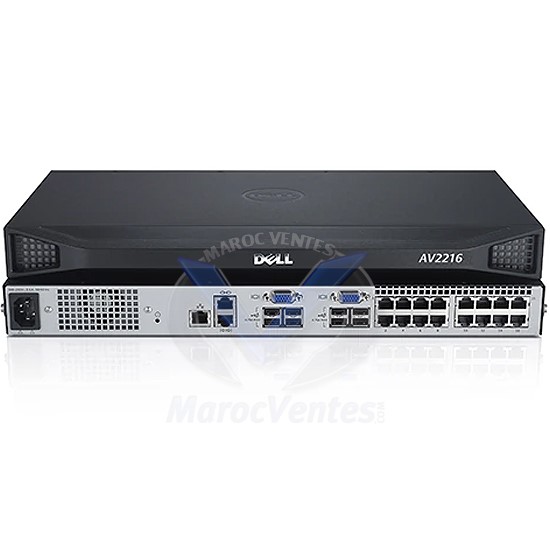 Commutateur KVM 16 x Port(s) KVM 2 Utilisateurs Locaux DAV2216-G01