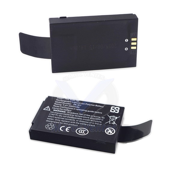 Batterie de Secours de la Série ZK Iface 2000 mAH Adaptée à Uface302 D3047_BAT