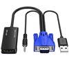 CONVERTISSEUR 1080P VGA + AUDIO VERS HDMI