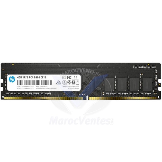 MÉMOIRE RAM 4 GB DDR4-2666 UDIMM 7EH54AA#ABB