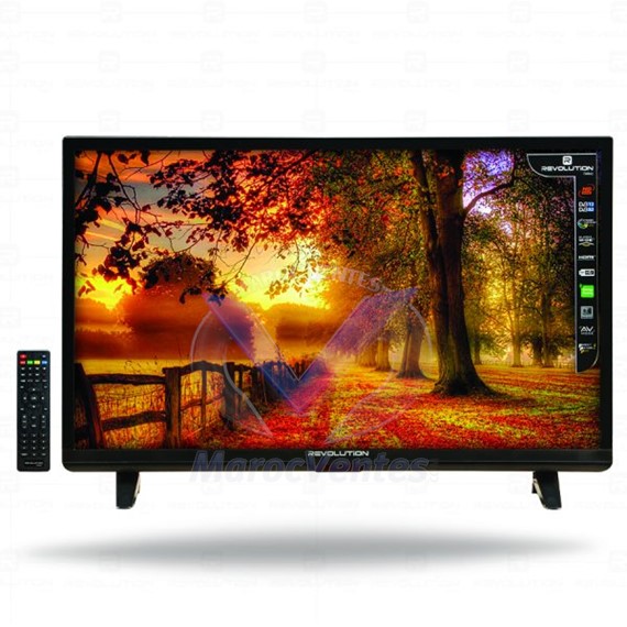 TV LED 24 POUCES  NORMAL HDMI + USB Revolution Galaxy 24 Pouces