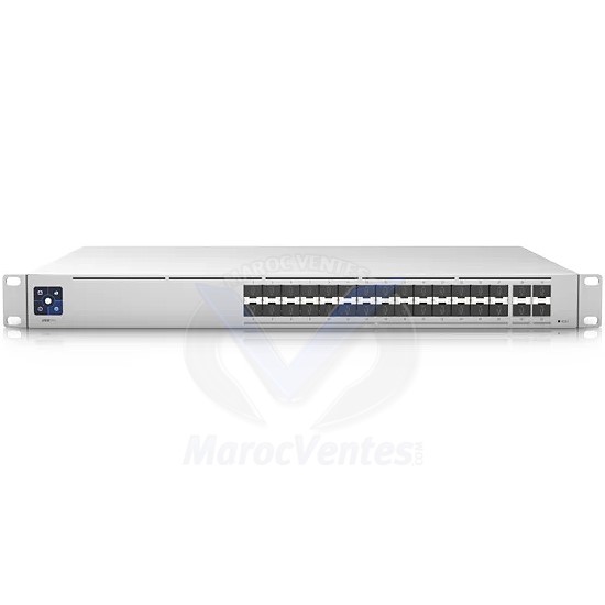 UniFi Switch Pro Aggregation Géré L3 28 Ports SFP+ Écran Tactile Couleur LCM 1,3" Usw-Pro-Aggregation