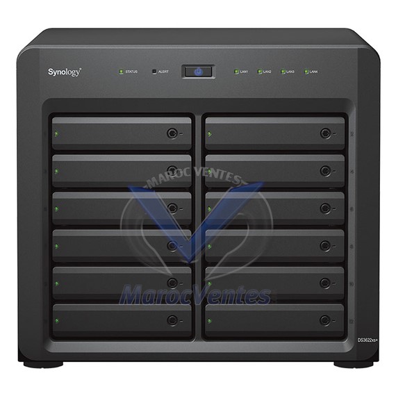 SERVEUR NAS DESKTOP 12 BAIES 16 GB RAM 0 DISKLESS DS3622XS+