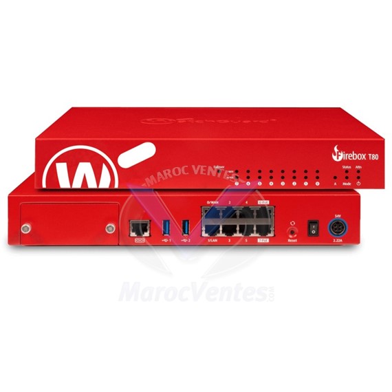 WatchGuard Firebox T80 with 1-yr Total Security Suite (EU) WGT80641-EU