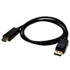 Cordon DisplayPort 1.4 M vers HDMI 2.0 M - AWG32 - Noir - 2m