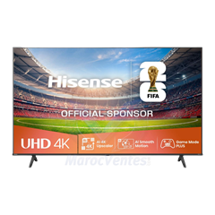 Téléviseur Smart UHD 4K HISENSE 55'' VIDA