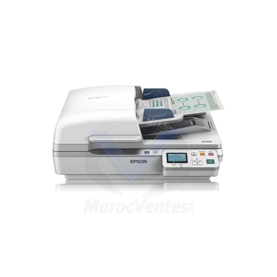 Scanner Workforce DS-6500N A4 Recto Verso 25 ppm 1200 dpi Ethernet Chargeur documents 100 pages B11B205231BT