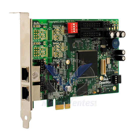 Carte ISDN BRI 2 Port PCIe B200E