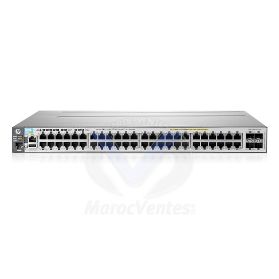 Catalyst 9200L 48 x 10/100/1000 (PoE+) + 4 x 10 Gigabit SFP+ Géré C9200L-48P-4X-E