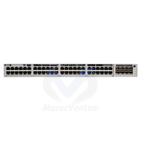 Catalyst 9300 48 x 10/100/1000 (PoE+) 437 W Géré Montable sur rack C9300-48P-E