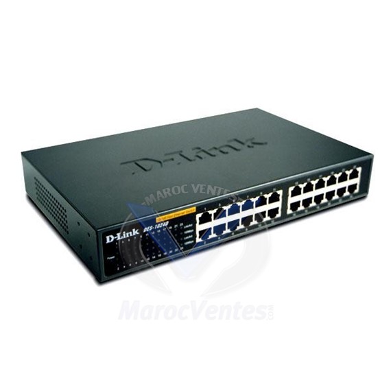 24 port 10/100Mbps unmanaged switch (C1 version, plastic casing) EU power plug DES-1024A/E/P