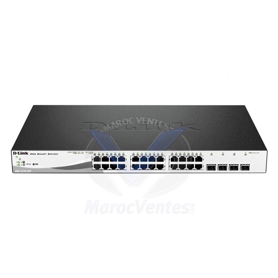 Switch manageable 24 ports Gigabit PoE + 4 ports Combo SFP DGS-1210-28MP