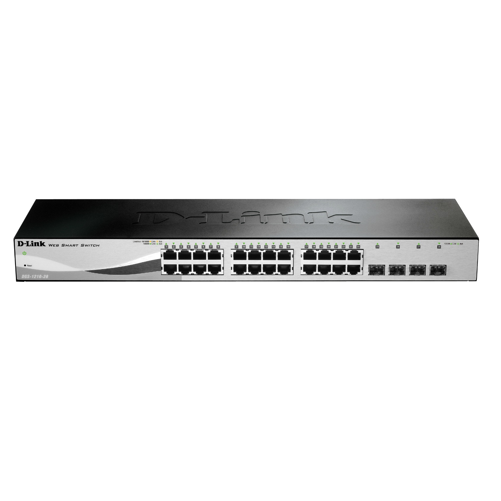 Smart switch 24 ports Gigabit PoE + 4 ports Combo SFP DGS-1210-28P